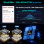 Blackview BV6200 Pro 13000mAh Telephone Portable Incassable 2025, Haut-Parleur 98DB, 18GB+128GB/2TB, Android 14 Téléphone, 6,56 