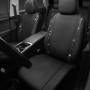 CAR PASS Housses siège Voiture en Cuir imperméable, Bling Diamant Brillant Cristal Scintillant, Universel pour 95% de Toutes Les