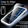 JETech Protection D'écran pour iPhone 17 Pro Max 6,9 Pouces avec Protecteur d'Objectif Caméra, Outil d'Installation Facile, un F