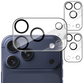 JETech Protecteur d'Objectif de Caméra pour iPhone 17 Pro Max 6,9 Pouces, Verre Trempé 9H, Anti-Rayures, Compatible Coque, N'aff