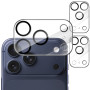 JETech Protecteur d'Objectif de Caméra pour iPhone 17 Pro Max 6,9 Pouces, Verre Trempé 9H, Anti-Rayures, Compatible Coque, N'aff