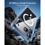 ESR Coque pour iPhone 17 Pro Max, Protection Commande de la Caméra, Compatible avec MagSafe, Protection Antichute de Qualité Mil
