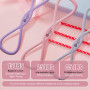 Lot De 3 Cordes De Traction De Yoga en Forme De 8, pour Exercices D'éPaules, Fitness, Yoga, Pilates, éTirements Musculaires, Amé
