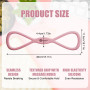 Lot De 3 Cordes De Traction De Yoga en Forme De 8, pour Exercices D'éPaules, Fitness, Yoga, Pilates, éTirements Musculaires, Amé