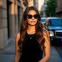 Joopin Lunettes de Soleil Yeux de Chat pour Femmes en Acetate, 2025 Lunettes de Soleil Œil de Chat Designer Cateye UV400