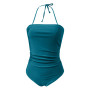 Bikini Fluo 1 Pièce Maillots De Bain Push Up Rembourré Bikini Maillot De Bain Formation Athlétique Maillots De Bain Sport Froncé