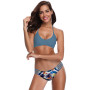 SHEKINI Sexy Maillot Bain Femme 2 Pieces Élégant Femme Bikini Set Halter Haut de Maillot Cutout Bas de Bikini