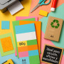 Feuilles de couleur, Pack 50 Feuilles A4 80gr – Papier couleur pour loisirs créatifs, imprimante, scrapbooking – Feuilles coloré