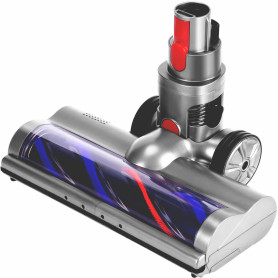Brosse Compatible avec Les Aspirateurs Dyson V7, V8, V10, V11, V15, Tête de Nettoyage à Entraînement Direct avec 4 Phares Avant 