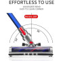 Brosse Compatible avec Les Aspirateurs Dyson V7, V8, V10, V11, V15, Tête de Nettoyage à Entraînement Direct avec 4 Phares Avant 