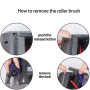 Brosse Compatible avec Les Aspirateurs Dyson V7, V8, V10, V11, V15, Tête de Nettoyage à Entraînement Direct avec 4 Phares Avant 