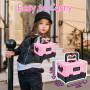 Lubibi Ensemble de Maquillage Lavable pour Enfants avec Coffret, Testé de sécurité Kit de cosmétiques réels pour Enfants,Anniver