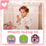 Lubibi Ensemble de Maquillage Lavable pour Enfants avec Coffret, Testé de sécurité Kit de cosmétiques réels pour Enfants,Anniver