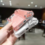 LLZ.COQUE Coque pour iPhone 14 Pro Max Transparente avec Cordon Étui Housse de Protection en Silicone TPU Liquide Ultra Fine Cas