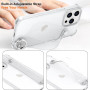 LLZ.COQUE Coque pour iPhone 14 Pro Max Transparente avec Cordon Étui Housse de Protection en Silicone TPU Liquide Ultra Fine Cas