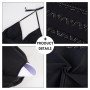 Femme Maillot de Bain 1 Pièce Sexy Monokini Tankini Col V Contrôle Ventre Push Up Rembourré Swimsuit