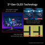ASUS ROG Swift OLED PG32UCDP 32", 4K 240Hz ou FHD 480Hz, 0,03 ms (GTG), G-Sync®, dissipateur Thermique, OLED Care, AI Assistant,