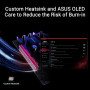 ASUS ROG Swift OLED PG32UCDP 32", 4K 240Hz ou FHD 480Hz, 0,03 ms (GTG), G-Sync®, dissipateur Thermique, OLED Care, AI Assistant,