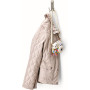 Command Crochet Double Grand Modèle en Nickel Brossé, 1 Crochet, 1 Languette, 1,8 kg - Fixe Solidement pour Décoration Murale