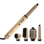 Demeliss SAINT ALGUE - AIRFLOW STYLER - Brosse Soufflante 4 en 1 - Sèche & Coiffe, Lisse & Boucle - produit puissant, Compact et