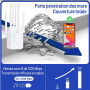 Répéteur WiFi Exterieur,2025 Nouveau repeteur WiFi Puissant,Amplificateur WiFi 6 antennes,2 Ports LAN,Répéteur WiFi 1200Mbps, Co