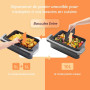 COSORI Air Fryer 10L Twinfry, Friteuse sans Huile 6-en-1, Airfryer à Dual Zone Avec Séparateur Amovible, Double Résistance, Gran