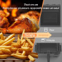 COSORI Air Fryer 10L Twinfry, Friteuse sans Huile 6-en-1, Airfryer à Dual Zone Avec Séparateur Amovible, Double Résistance, Gran