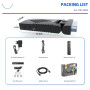 Romicta Décodeur TNT HD 2025 - DVB-T2 H.265 HEVC FTA Full HD PVR, USB, HDMI, SCART, Tuner TV numérique terrestre, récepteur numé