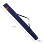 Sac de pêche avec bandoulière - Grande capacité - Toile - 1,3 m de Long,Sac Canne a Peche Multifonction Transport Portable Tissu