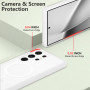 RALEAVO Coque Magnétique pour Samsung Galaxy S24 Ultra, Compatible avec MagSafe Protection Bumper Antichoc Silicone Translucide 