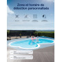 GNCC Camera Surveillance WiFi, Caméras de Surveillance, Camera Exterieur, Vision Nocturne Couleur, Détection Mouvement, Audio Bi