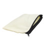 Sublimation Lot de 10 Sacs en Toile avec Fermeture éclair Trousse à Crayons en Toile Trousse de Maquillage Vierge pour Sublimati