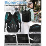 LYNXCHER Bagage Cabine 45x36x20 pour Easyjet Sac a Dos Voyage Cabine Avion 30L Sacs de Voyage Homme Femme, Bagage à Main pour Or