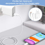 Chargeur 90W pour Xiaomi,90W Chargeur Rapide avec 6A Câble USB C 1M,pour Xiaomi Redmi 14C 13C Note 14 13 12S 11S 10 9 Pro
