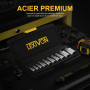LEXIVON Coffret Douille Torx Male | douille 12 pans XZN en acier S2 premium | Set de 10 pièces M4 à M18 avec Coffret Torx de ran