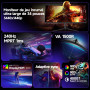 KOORUI Moniteur de Jeu incurvé 34 Pouces, WQHD 3440 x 1440, 240 Hz, réponse OD 1 ms-5 ms,HDR400,courbure 1500R,Hauteur/pivotemen