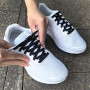 Shecret 2 Paires Élastiques Lacets Avec Fermeture en Métal - Plats Sans Nœuds Universels Pour Enfants et Adultes - Réglables Pou