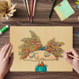 ASelected Lot de 10 Feuilles de Contreplaque A3 Plaque de Bois Naturel, 420 × 300 × 3 mm Feuilles de Bois, Minces de Bois Pour B