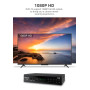 Romicta Décodeur TNT HD 2025 - DVB-T2/C H.265 HEVC FTA Full HD PVR, USB, HDMI, SCART, Tuner TV numérique terrestre, récepteur nu