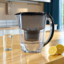 AQUAPHOR Carafe filtrante Amethyst avec 1 Filtre Maxfor+ 200L - 2,8 L - Noir