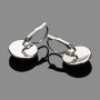 DaPongZhi 1 Paires Boucles D'oreilles Pendantes,Octobre Rose Accessoires 2025 Pour Le Cancer Du Sein,Élégant D'oreilles Rose Pou