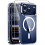 ivencase 5 in 1 Magnétique Coque pour iPhone 17 Pro Max avec 2 Verres Trempés, Compatible MagSafe Dos Anti Rayures Étui Antichoc
