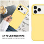 DUEDUE Coque en Silicone Liquide pour iPhone 17 Pro Max 6.9", Douceur au Toucher Texture Veloutée, Protection Antichoc Anti-Empr