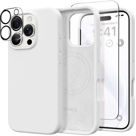 GONEZ Compatible avec étui de téléphone portable - Blanc
