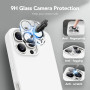 GONEZ Compatible avec étui de téléphone portable - Blanc