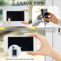 Frogetu 2Pcs Support Ventouse Telephone,Ventouse iphone Silicone Adhésif,Coque Ventouse,Support Telephone Ventouse,Portable