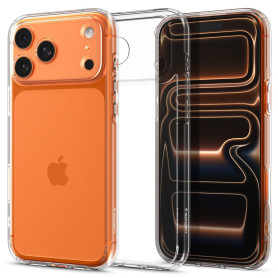 Spigen Coque pour iPhone 17 Pro Max, Ultra Hybrid, [Anti-jaunissement] - Transparent