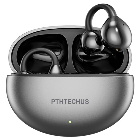 PTHTECHUS Écouteurs Bluetooth sans Fil Sport - Casque Ouvert à Clip, Casque Bluetooth Sport 5.4, 8H Autonomie, 4.3g Léger, Adapt