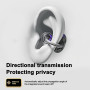 PTHTECHUS Écouteurs Bluetooth sans Fil Sport - Casque Ouvert à Clip, Casque Bluetooth Sport 5.4, 8H Autonomie, 4.3g Léger, Adapt