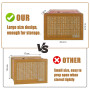 Tirelire en Bois,Numérique Tirelire Réutilisable,Tirelire avec Compteur,Tirelire avec Objectif D'épargne et Chiffres à Cocher,Ti